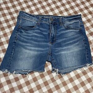 America Eagle Denim Blue Women's Shorts